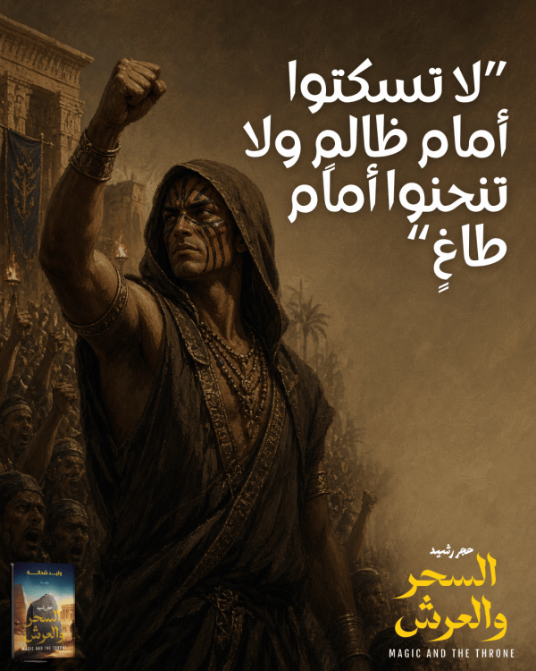 اقتباس من رواية السحر والعرش