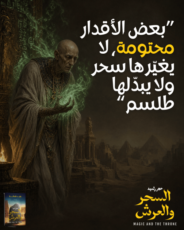 اقتباس من رواية السحر والعرش